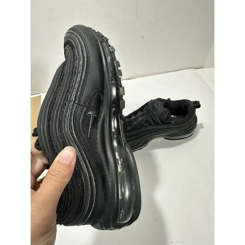 Nike Air Max 97 Triple Black Running Shoes 921733-001 Women Size‎ 7